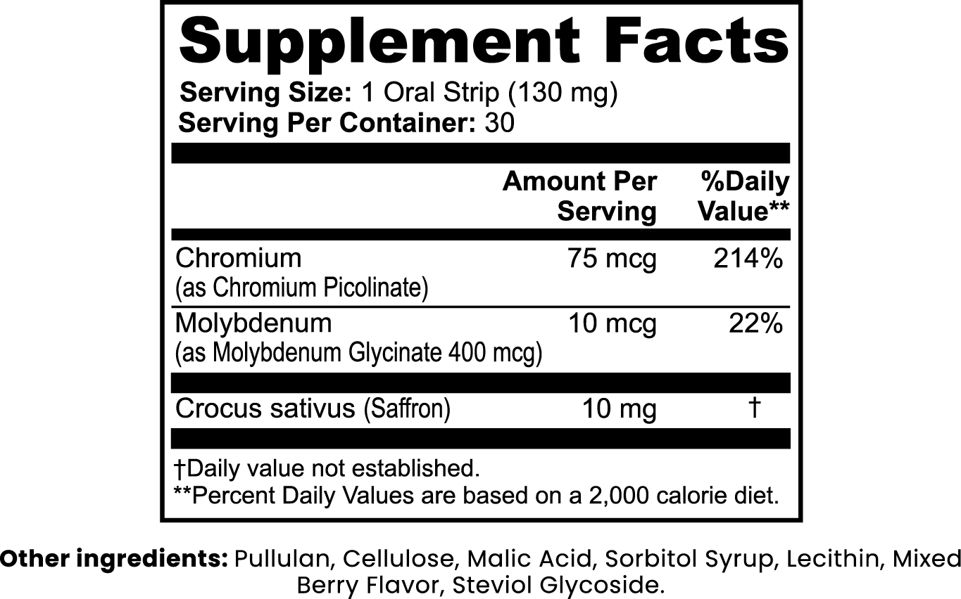 100% Vegan Weight Support Strips Mixed Berry Flavor