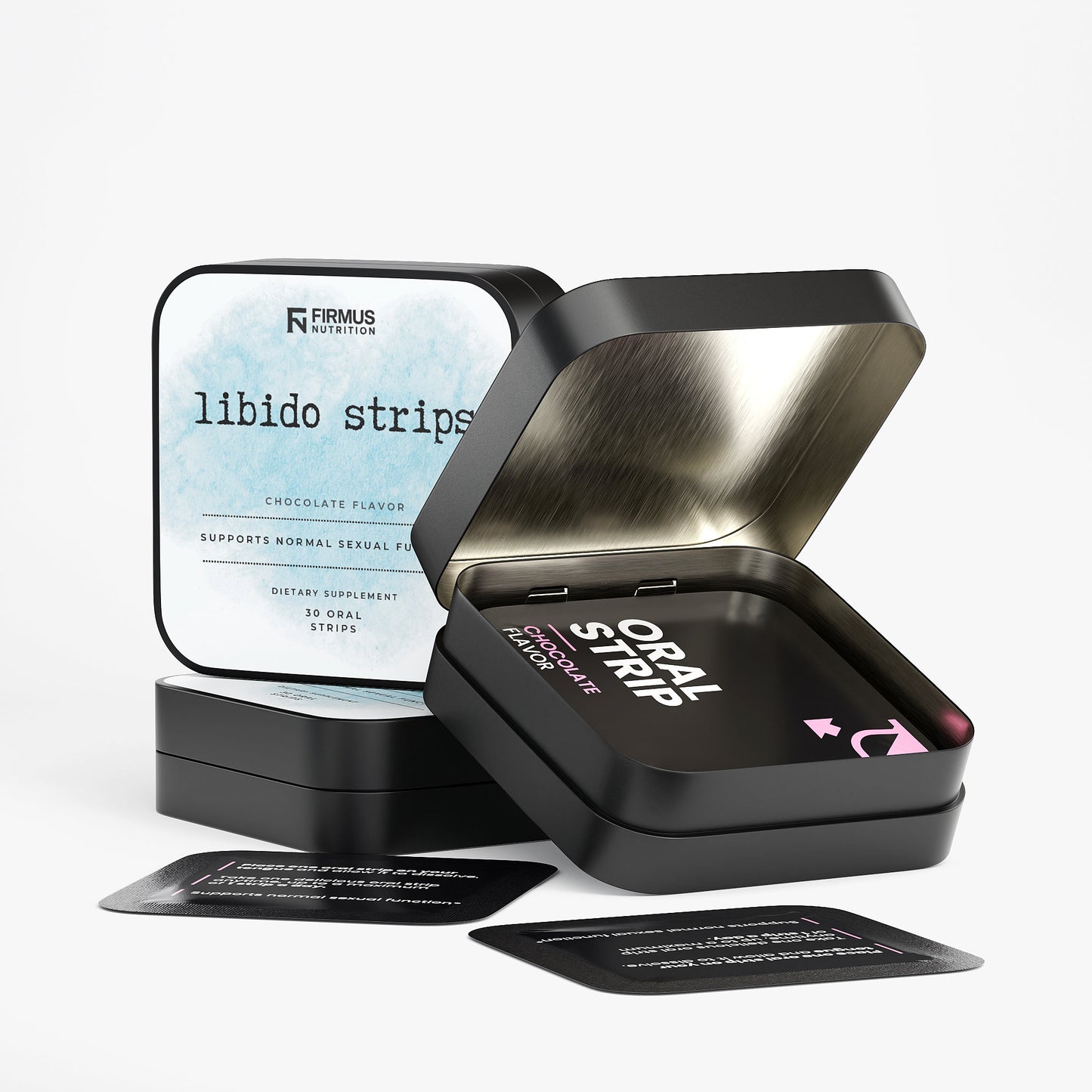 100% Vegan Libido Support Strips (Chocolate Flavor)