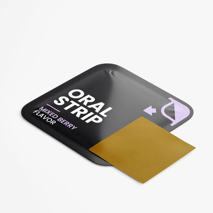 100% Vegan Weight Support Strips Mixed Berry Flavor